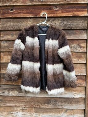 Flint faux fur cardigan